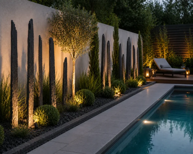 pierre-d-elegance-pierre-naturelle-exterieuremargellepiscinetoulousemontauban-décoration-piquets-schistes4